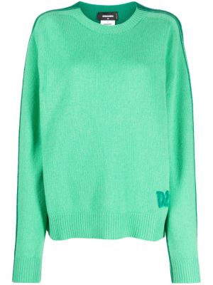 Pullover mit rundem ausschnitt Dsquared2 grün