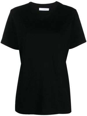 Bavlnené tričko s potlačou Iro čierna