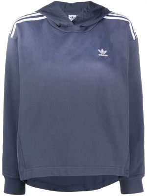 Hoodie mit stickerei Adidas blau