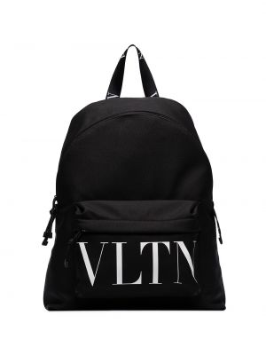 Mochila con estampado Valentino Garavani negro