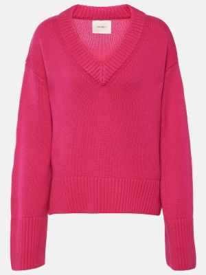 Kašmírový svetr Lisa Yang růžový