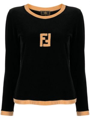 Samt sweatshirt Fendi Pre-owned