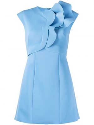 Koktejlové šaty s volány Acler modré