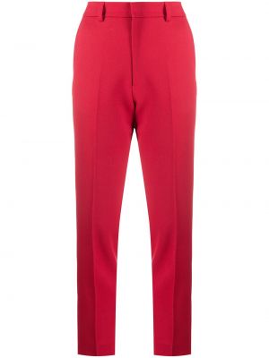 Pantalones slim fit Ami Paris rojo