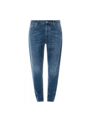 Skinny jeans mit stickerei Brunello Cucinelli blau