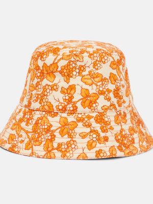 Καπέλο κουβά με σχέδιο Etro πορτοκαλί