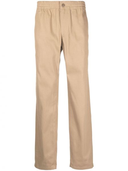Pantaloni di cotone A.p.c. marrone