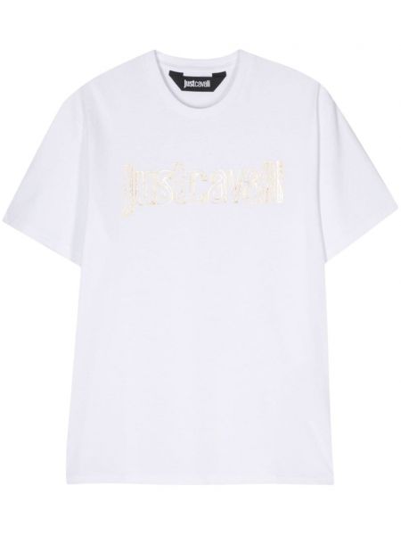 T-shirt aus baumwoll mit print Just Cavalli