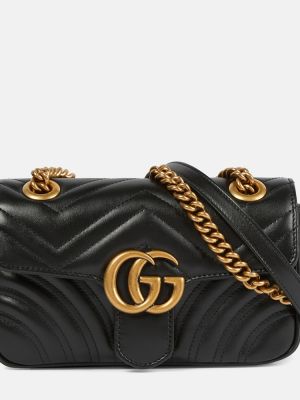 Τσάντα ώμου Gucci μαύρο