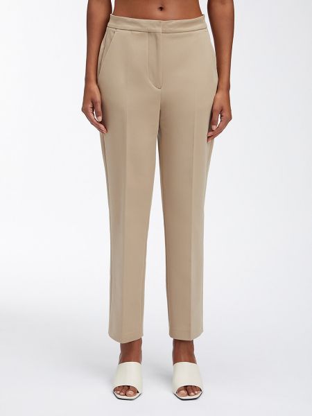 Pantalones rectos slim fit de algodón Calvin Klein