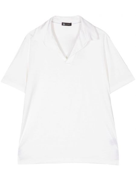 Поло тениска Colombo бяло