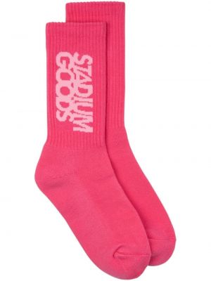 Ponožky s potlačou Stadium Goods® ružová