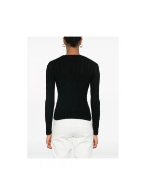 Jersey de algodón de punto de tela jersey Ralph Lauren negro