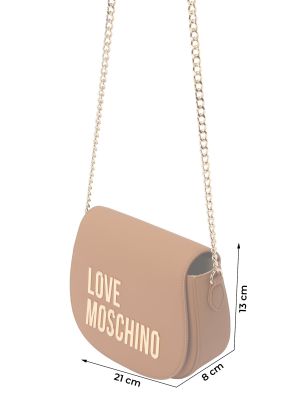 Τσάντα χιαστί Love Moschino χρυσό