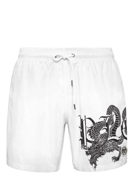 Printti shortsit Philipp Plein valkoinen