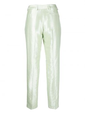 Satynowe spodnie Manuel Ritz zielone
