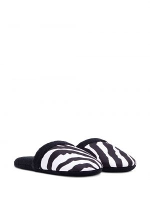 Hausschuh mit print mit zebra-muster Dolce & Gabbana