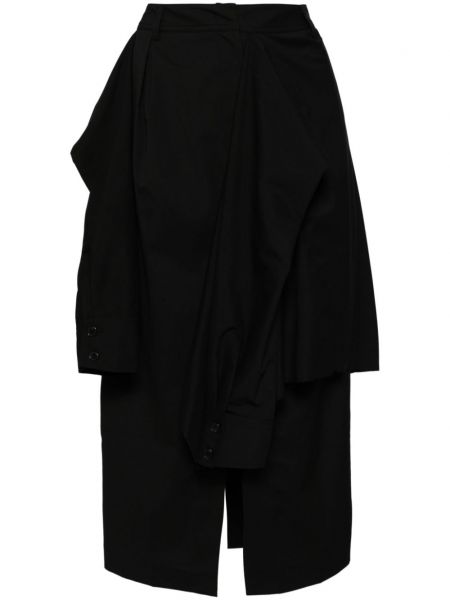 Suknja s prorezom Goen.j crna