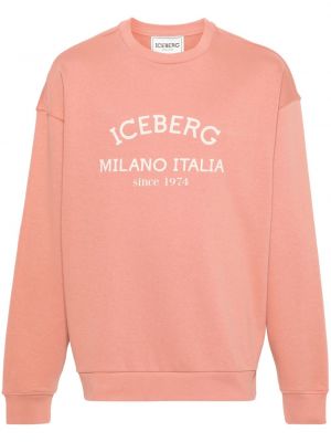 Sweatshirt mit print Iceberg orange