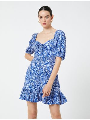 Mini haljina s tropskim uzorkom Koton
