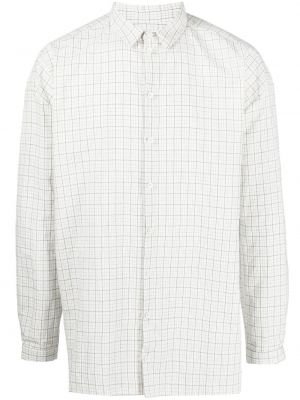 Καρό πουκάμισο με σχέδιο Toogood λευκό