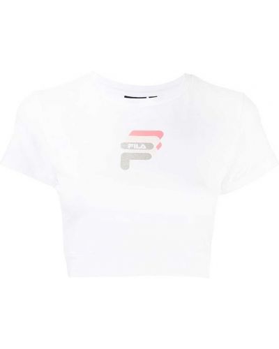 Camiseta con estampado Fila blanco
