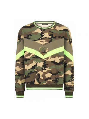 Sweatshirt mit langen ärmeln Dolce & Gabbana grün