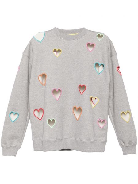 Sydämen kuvio collegepaita Mira Mikati harmaa