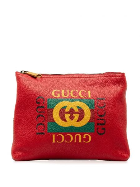 Pidulikud kott Gucci Pre-owned punane