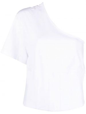 Асиметрична тениска Federica Tosi бяло