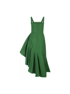 Sukienka koktajlowa Alexander Mcqueen zielona