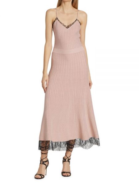 Платье миди Jason Wu розовое