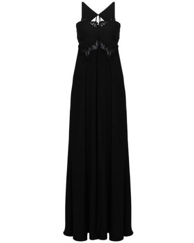 Шелковое платье Victoria Beckham, черное