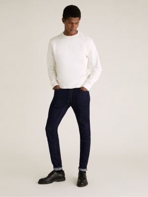 Slim fit skinny džíny Marks & Spencer modré