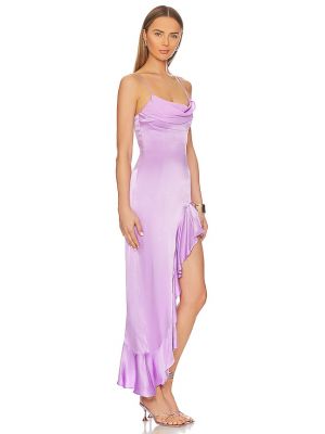 Mini vestido Bardot violeta