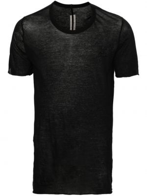 Bavlněné tričko Rick Owens černé