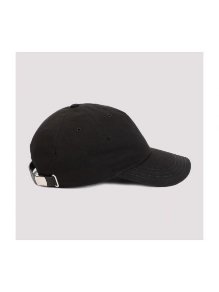 Sombrero de algodón Alexander Mcqueen negro