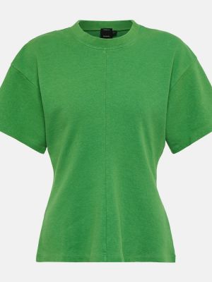 Bombažna majica Proenza Schouler zelena