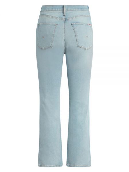 Прямые джинсы с высокой талией Hudson синие