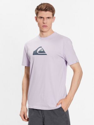 Marškinėliai Quiksilver violetinė