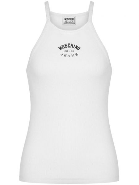 Tanktop Moschino Jeans hvid