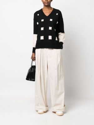 Pletený svetr s potiskem Marina Rinaldi