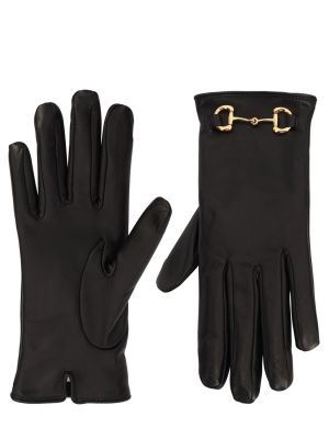 Guantes de cuero Gucci