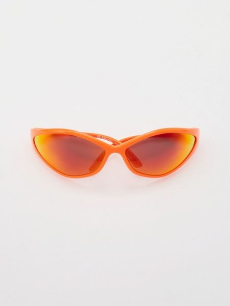 Очки солнцезащитные Balenciaga оранжевые
