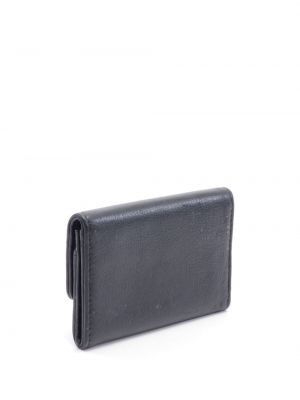 Kožená peněženka Chanel Pre-owned černá