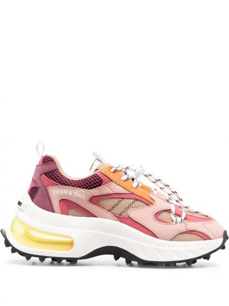 Tykk sneakers Dsquared2 rosa