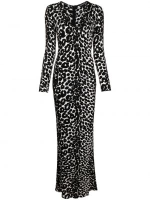 Vestido leopardo Tom Ford negro