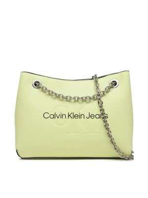 Listová kabelka Calvin Klein Jeans zelená