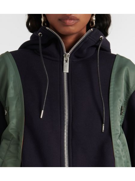 Hoodie Sacai mavi