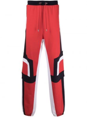 Спортни панталони Balmain червено